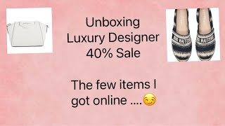 Unboxing Dior &amp; Givenchy Haul - 40% Luxury Sale