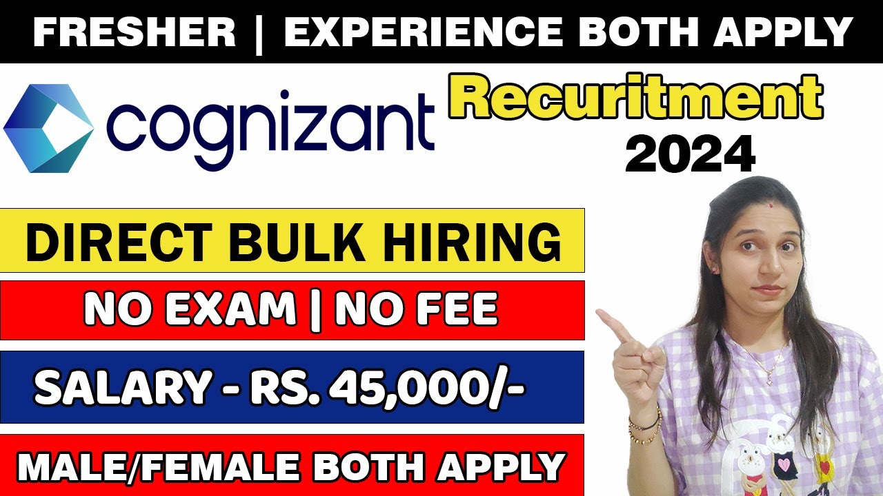 Cognizant Jobs for Freshers | Cognizant Recruitment 2024 | Cognizant ...