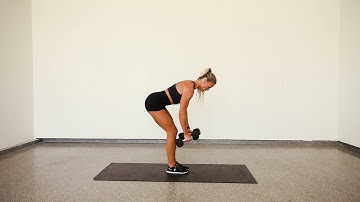 Bent over row + Tricep extension
