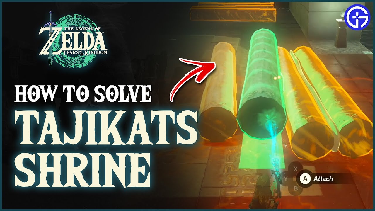 Zelda TOTK Tajikats Shrine Puzzle Solution | How to Complete Shrine in Tears Of The Kingdom