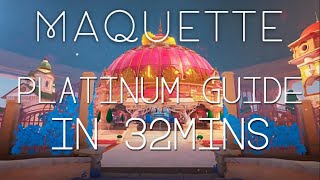 Maquette Platinum Guide | Full 32min Walkthrough (Speedrun & Trophies)