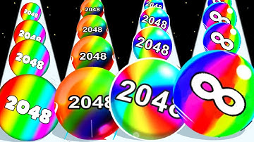 Ball Run 2048 - ball run infinity gameplay Android, iOS All Max Level part 3 #ballrun2048