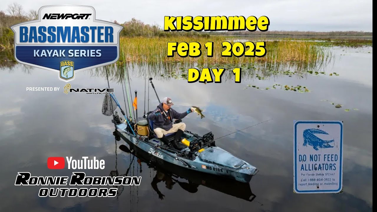 BIG BASS & LEADERBOARD SHAKEDOWN!  Bassmaster Kayak Series Day 1 Kissimmee Chain of Lakes in Florida