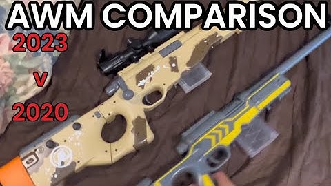 AWM Comparison! New VS Old AGM Mastech AWM Blasters. | Full Comparison
