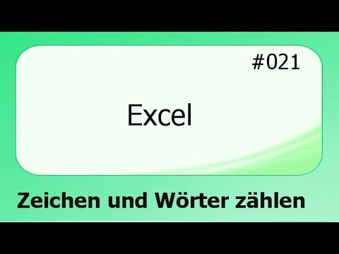 Video: So Zählen Sie In Excel (Excel)