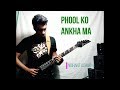 Phool ko aankha ma  fingerstyle guitar cover by nishant acharya