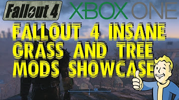 Fallout 4 Mods Showcase Insane Grass And Trees Mod!