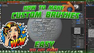 HOW TO MAKE CUSTOM BRUSHES : BLENDER 2026