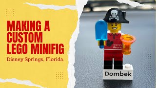 Creating A Custom LEGO Minifigure - Disney Springs, Orlando, Florida