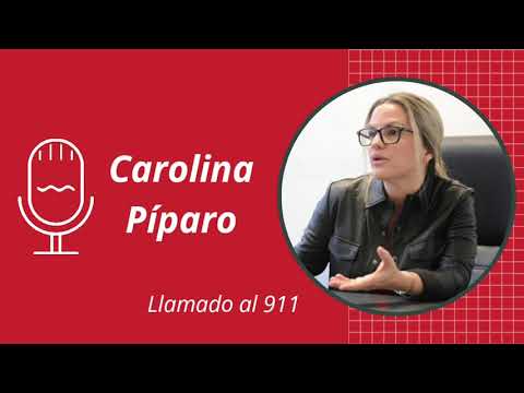 El llamado de Carolina Píparo al 911 luego de ser asaltada por seis motochorros