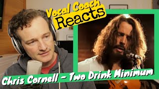 Vocal Coach REACTS - Chris Cornell 'As Hope And Promise Fade' (Two Drink Minimum)