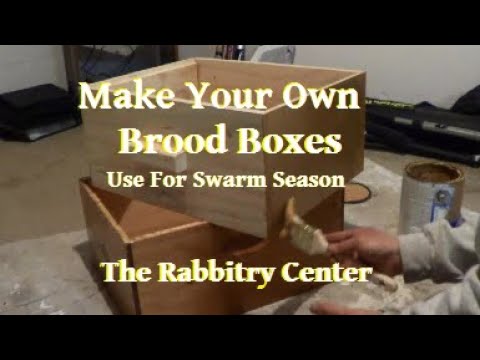 HOW TO MAKE BROOD BOXES/SWARM TRAPS