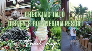 Checking into Disney's Polynesian Resort 🌺 DVC DELUXE Studio Room Tour Lake View