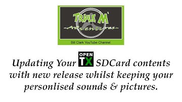 OpenTX - My Procedure For Updating SD Card Contents