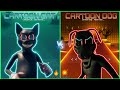 Cartoon Cat 'Bad Karma' Vs Cartoon Dog 'Never Run' Song Tiles Hop "Endless Mode" Linux Fun