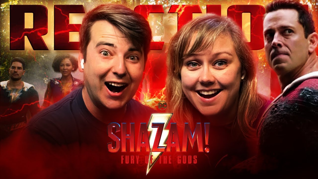 SHAZAM! FURY OF THE GODS (2022) TRAILER REACTION!! - SDCC