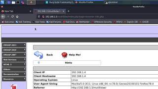HTML Injection 2 - Injecting User-Agent Header 5.3