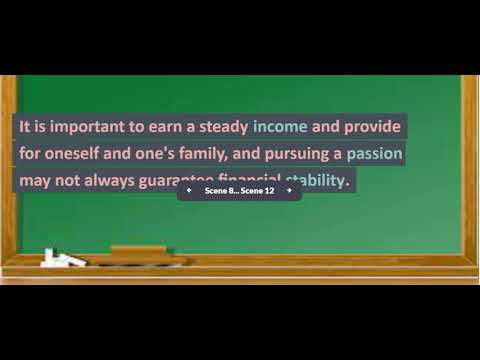 5 April: IELTS Writing Task 2 Topic - Many believe that the goal of one's  career should be to pursue a passion while others feel it is merely a way  to earn