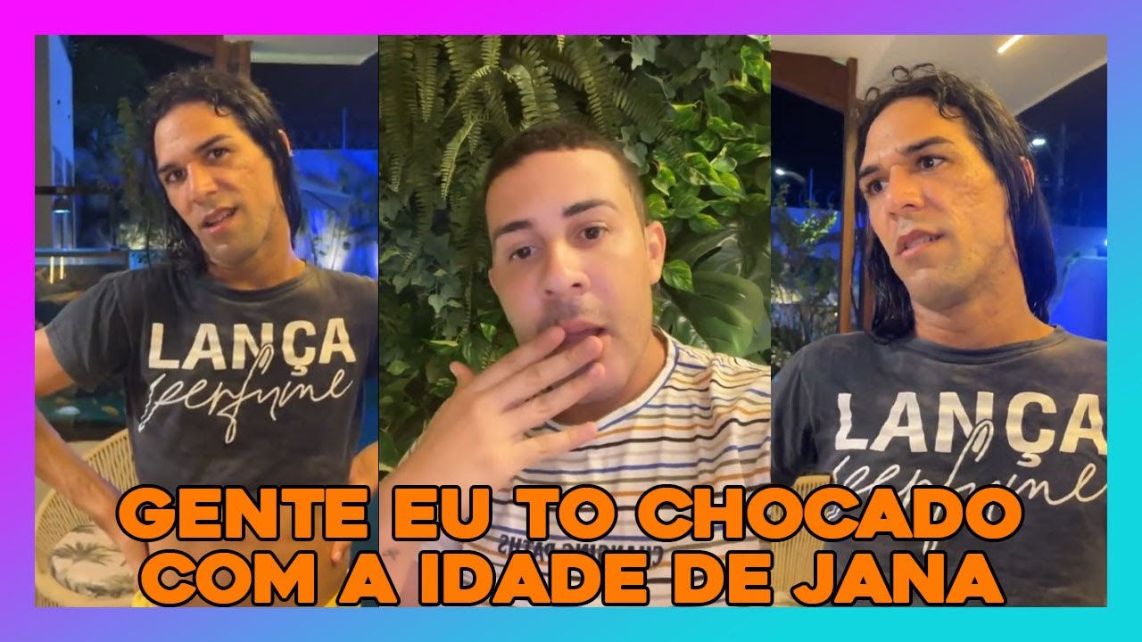 CARLINHOS DESCOBRE A IDADE DE JANA E FICA CHOCADO
