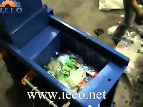آلة كبس العبوات البلاستيكية - YouTube