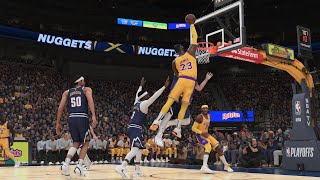 LOS ANGELES LAKERS vs DENVER NUGGETS FULL GAME 2 [ NBA 2K24 GAMEPLAY  PS5 4K UHD #nba