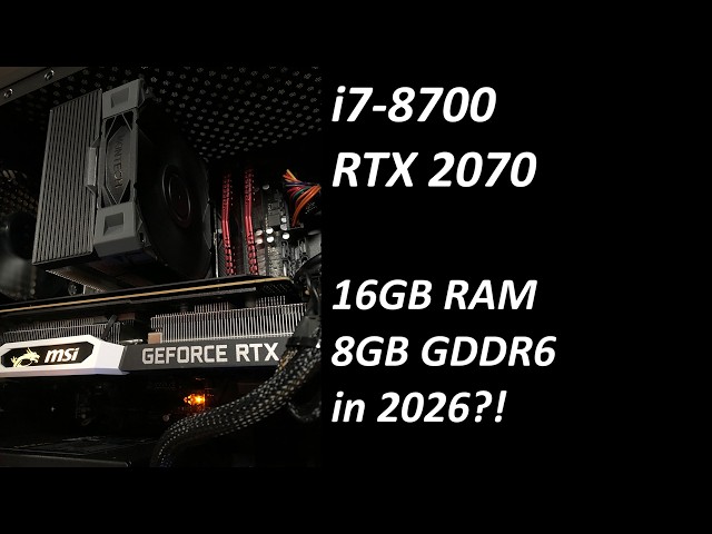 i7-8700 & RTX 2070 in 2026! Gaming, Rendering, & Encoding Tests