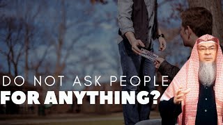 Hadith The Prophet ﷺ used to advise people not to ask people anything? | Sheikh Assim Al Hakeem screenshot 5