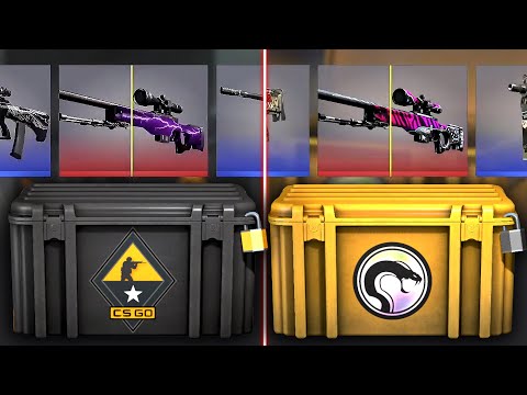 ПЕРВЫЙ КЕЙС В КС ГО ПРОТИВ ПОСЛЕДНЕГО КЕЙСА В CS:GO! КАКОЙ КЕЙС ЛУЧШЕ?! БИТВА КЕЙСОВ В CS GO