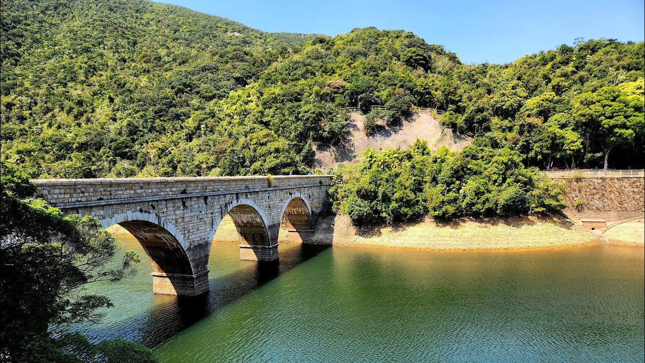Drone view - Tai Tam reservoir