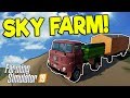 FARMERS BUILD 100 MILLION DOLLAR SKY FARM! - Farming Simulator 19 Multiplayer Mod Gameplay