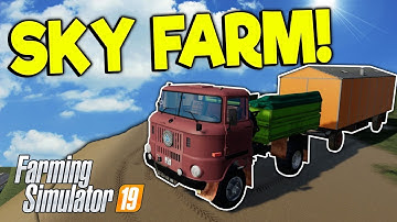 FARMERS BUILD 100 MILLION DOLLAR SKY FARM! - Farming Simulator 19 Multiplayer Mod Gameplay
