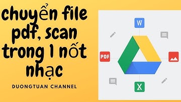 Chuyển file pdf, file Scan sang Word không dùng phần mềm | Dùng Google Driver chuyển PDF, file Scan