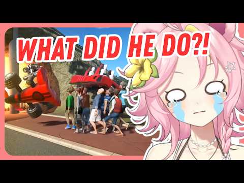 THEME PARK FROM HELL?! - Let's Game It Out Planet Coaster | Maddiekuma Reacts
