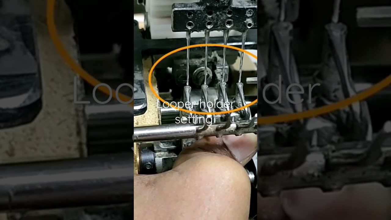 kansai special needle bar height and looper timing  | 