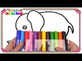 ANIMALS 🐘 Immerse in Creativity: Elephant Drawing, Coloring, and BIG Marker Pencil -AKN Kids House