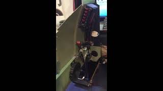 SH Spitfire flight controls test in Windows USB Controller