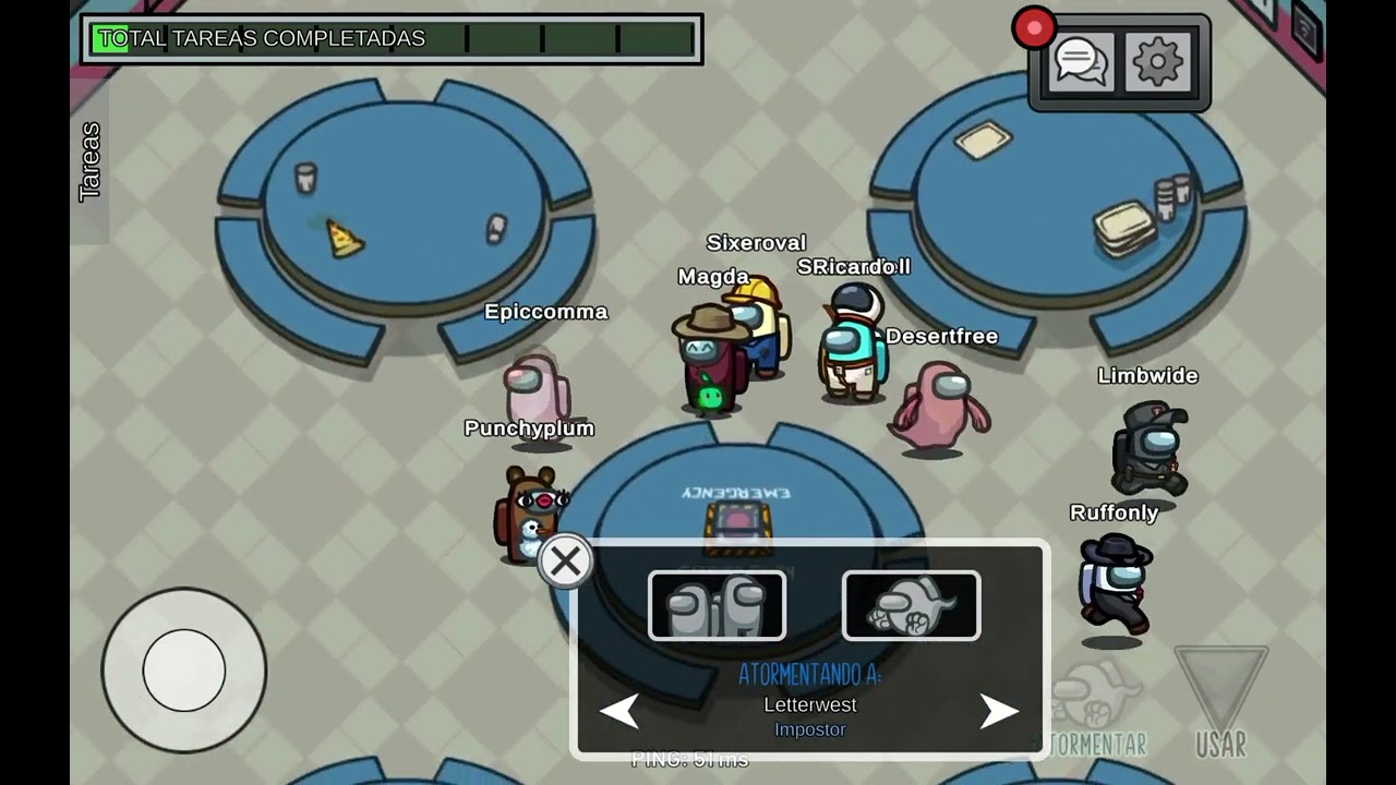 Jugando among us con Ricardo 