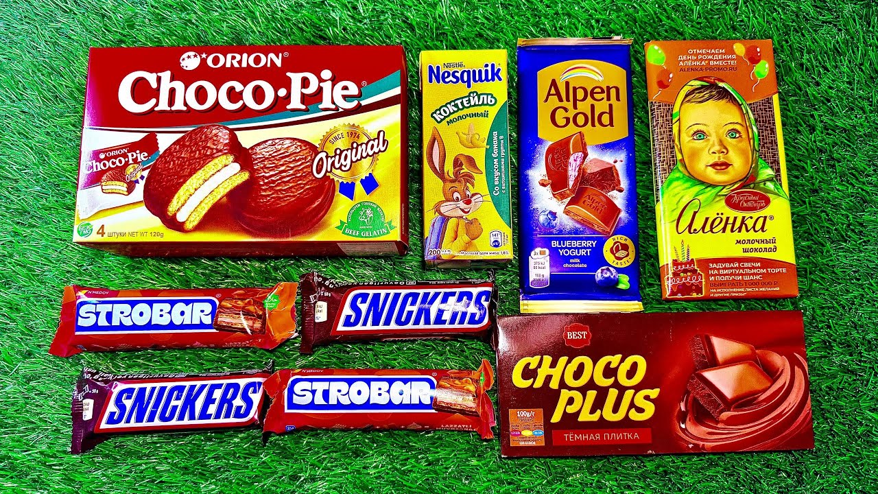 International Chocolate Snack Collection  ASMR for Kids