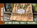 Art Journal Autumn Cover Forest Treasures