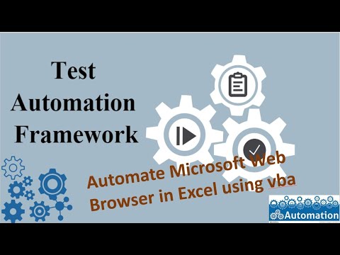 How to Automate Microsoft Web Browser Embedded in Excel using vba/macros,,