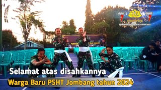 SELAMAT‼️WARGA BARU PSHT JOMBANG 2024