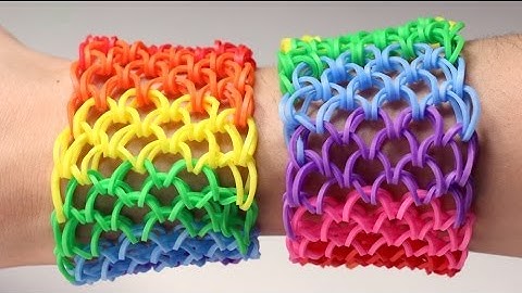 Rainbow Loom Nederlands - Dragon Scale || Loom bands, rainbow loom, nederlands, tutorial, how to