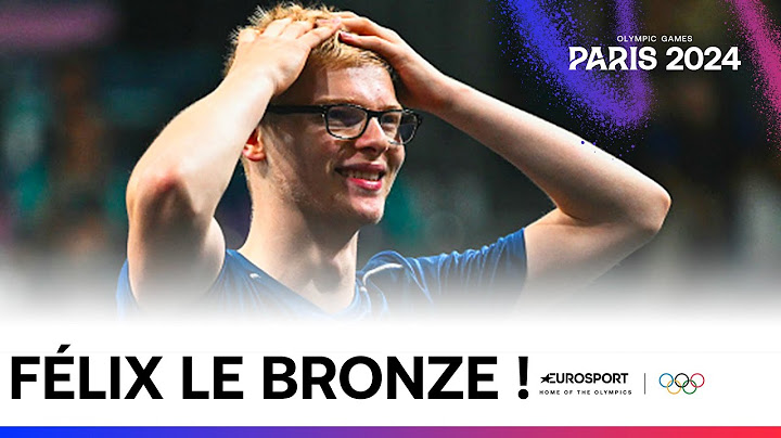 JO PARIS 2024 - IL L'A FAIT ! Félix Lebrun décroche la médaille de bronze en tennis de table !