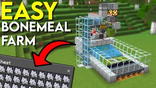 EASY 1.19+ Bonemeal Farm For Minecraft Bedrock MCPE 2022