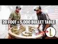 HUGE Bullets in Epoxy Table Build! Black Rifle Coffee Conference Table