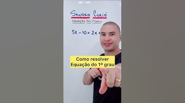 COMO RESOLVER EQUAÇÃO DO 1º GRAU | #shorts