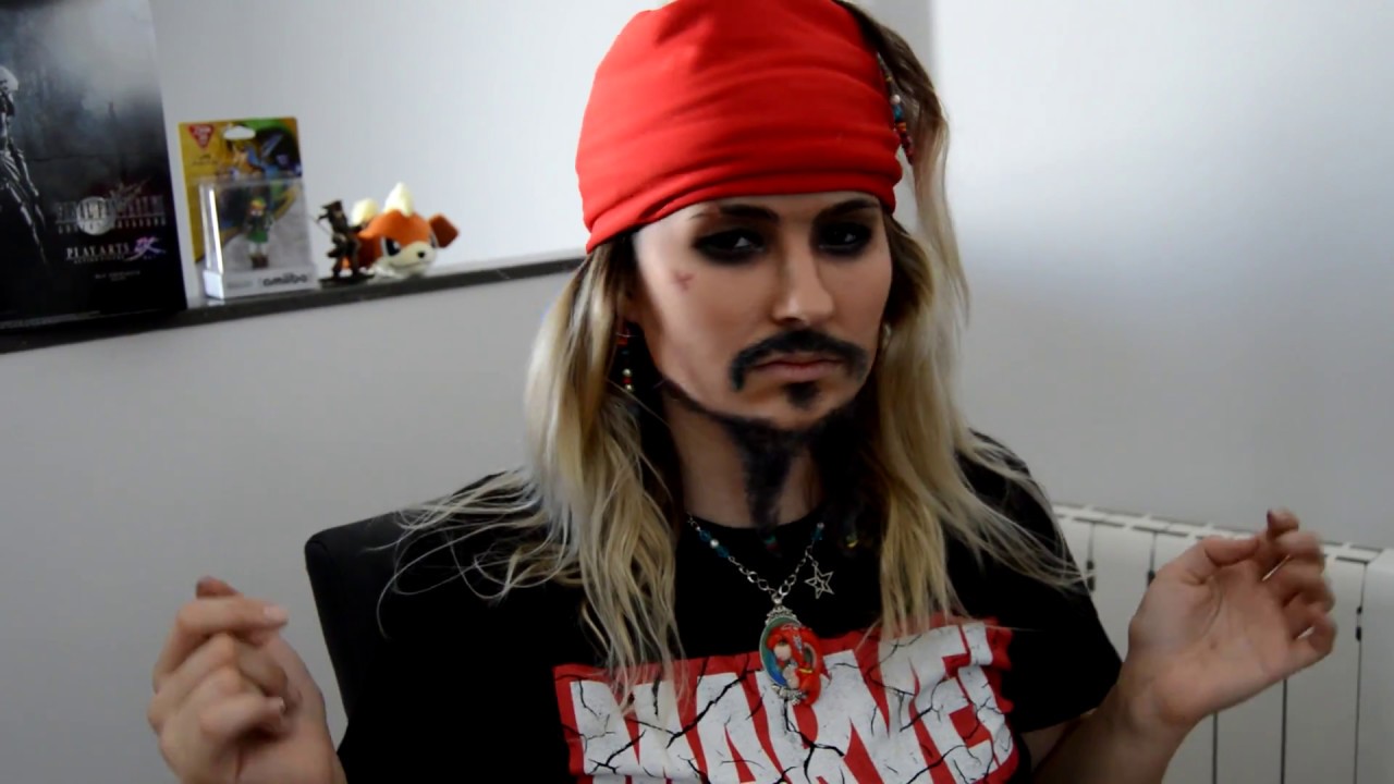Jack Sparrow Make Up Maquillaje De Jack Sparrow Tutorial YouTube