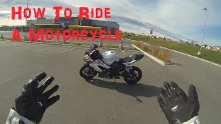 How To Ride A Motorcycle For Beginners!