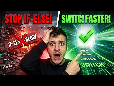 Stop Using If-Else. Switch Statements are better. (Here's why) 