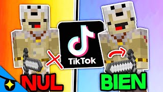 Je Teste Les Astuces Minecraft Skywars De Tiktok